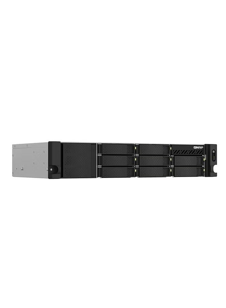 QNAP QNAP TS-873AeU-RP-4G-US 8 Bay High-Speed Short Depth Rackmount Rackmount Dual-2.5GbE NAS AMD Ryzen™ CPU, 4GB DDR4 Memory and 2.5GbE (2.5G/1G/100M) Network Connectivity (Diskless)  - Image 2