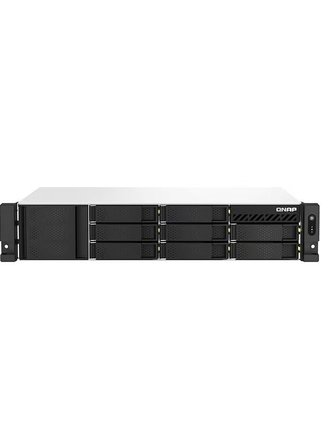 QNAP QNAP TS-873AeU-RP-4G-US 8 Bay High-Speed Short Depth Rackmount Rackmount Dual-2.5GbE NAS AMD Ryzen™ CPU, 4GB DDR4 Memory and 2.5GbE (2.5G/1G/100M) Network Connectivity (Diskless)  - Image 3