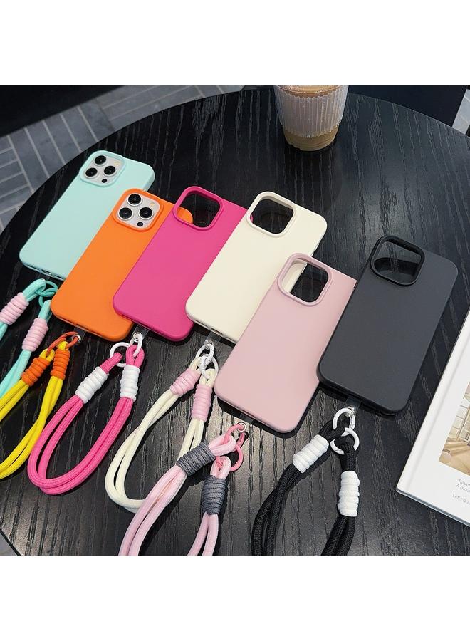 اس-توب جراب لهاتف iPhone 13 Pro Max مصنوع من الجلد ومصنوع من مادة TPU مع غطاء كامل مع حبل - Image 5