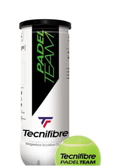 TecniFibre Tecnifibre Padel Team Balls, 3-Ball Can  - Image 1