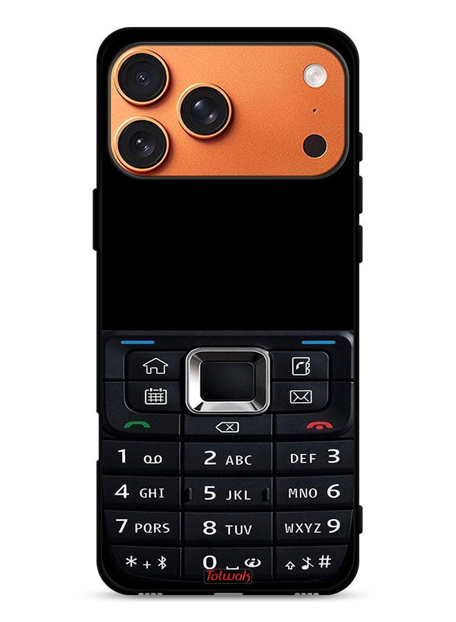 Tolwak Apple iPhone 17 Pro Max Protective Case Cover Old Phone Pattern - Image 1