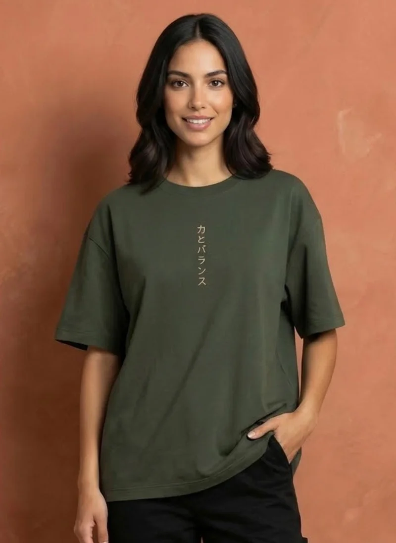 NOBERO Nobero Oversized Graphic Print T-shirt