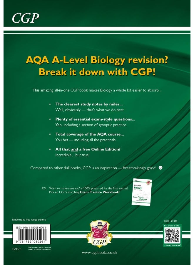 A-Level Biology: AQA Year 1 & 2 Complete Revision & Practice with Online Edition  - Image 2