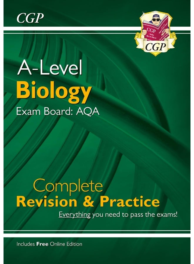 A-Level Biology: AQA Year 1 & 2 Complete Revision & Practice with Online Edition  - Image 1
