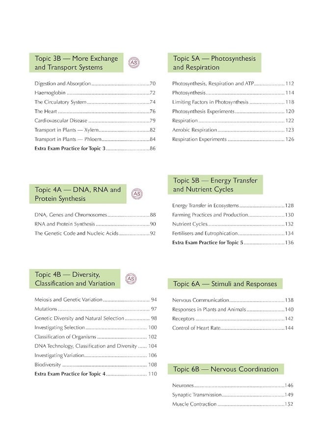 A-Level Biology: AQA Year 1 & 2 Complete Revision & Practice with Online Edition  - Image 4