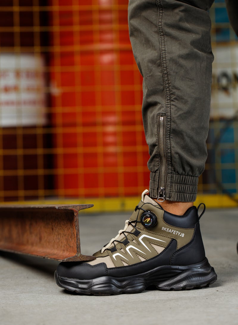 Work Shoes Men's High Lightweight Safety Boots Women's Breathable Safety Shoes Sporty Steel Cap Shoes Work Safety Shoes 41 EUR  - Image 3