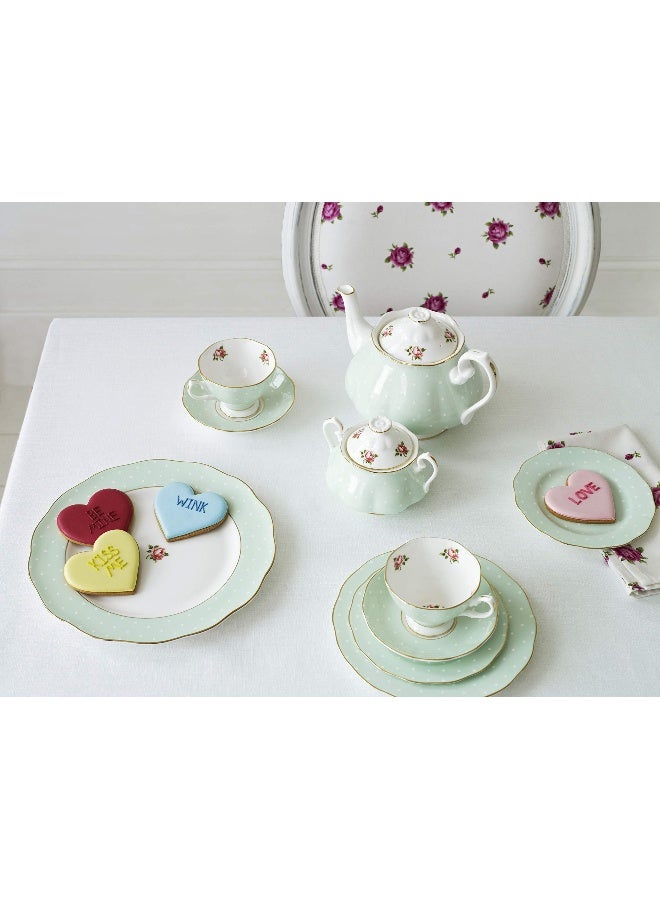 Royal Albert Polka Rose Cake Stand Two-Tier - Image 3