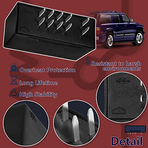 Opall Hazard Warning LED Flasher GM Relay for GM Turn Signal Relay Flasher fit for 2003 2004 2005 2006 Silverado Tahoe Sierra Yukon Avalanche Suburban Replace 10383321 15764135 - Image 4