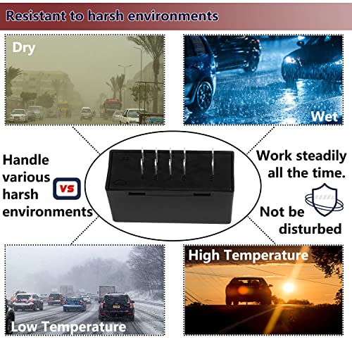 Opall Hazard Warning LED Flasher GM Relay for GM Turn Signal Relay Flasher fit for 2003 2004 2005 2006 Silverado Tahoe Sierra Yukon Avalanche Suburban Replace 10383321 15764135 - Image 5