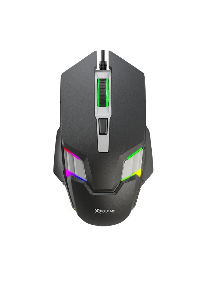 XTRIKE ME Wired Gaming Mouse GM-110 , 3600DPI With Backlight 7 colors - Image 1