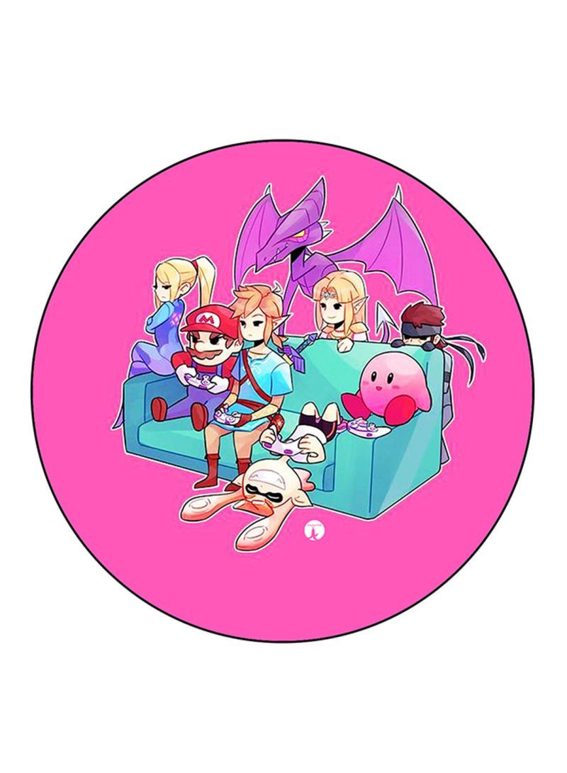 RKN Video Game Super Smash Bros Printed Mouse Pad  Multicolour