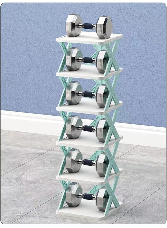 9-Layer Simple Shoe Rack, Thickened, Dust-Proof, Space-Saving, Simple Installation, Dreamy Blue