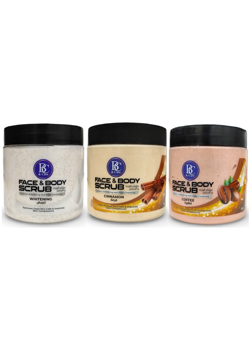 BC & CARE Coffee Face & Body Scrub: Gentle Exfoliation and Deep Cleansing, Enhances Skin Complexion - 500ml  - Image 3