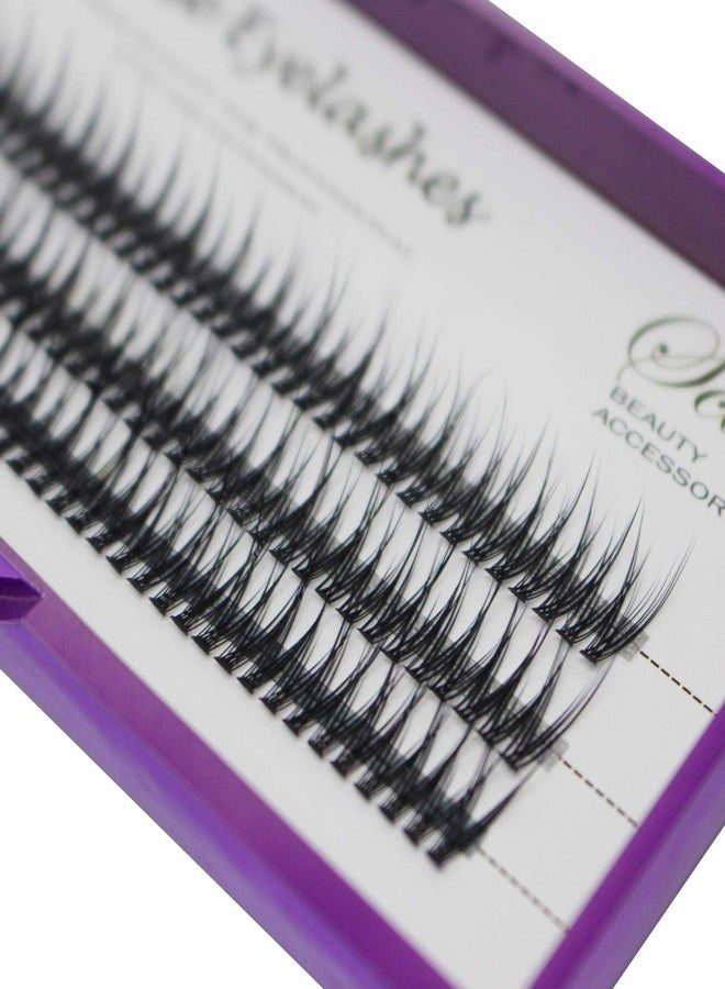 BODERMINCER 8mm,10mm,12mm,14mm,16mm Fish Tail False Lashes 120pcs Handmade Luxury Mink Premade Lash 5D Volume Fans Individual Eyelash Extensions (16mm) - Image 1