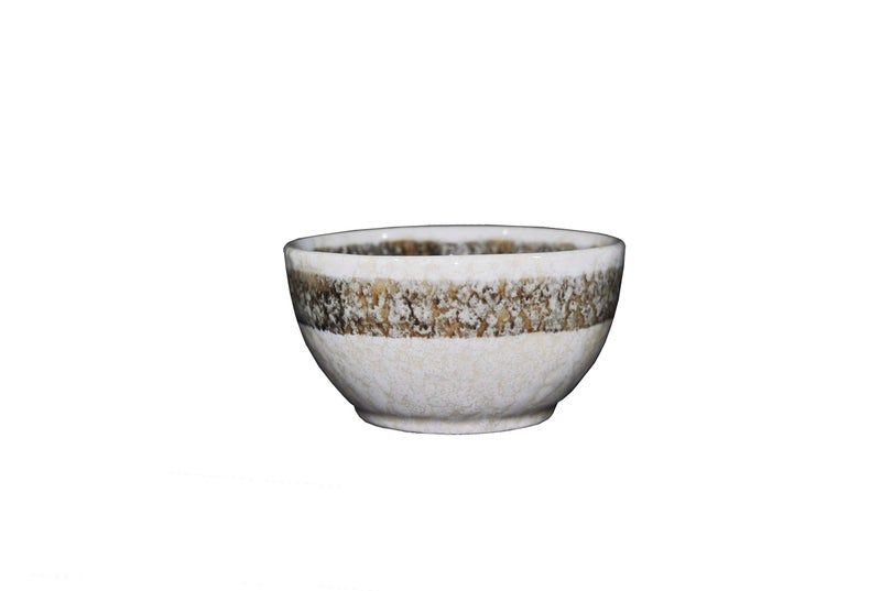 Caffeine Ceramic Handmade Cream patta katori Bowl (Set of 2) - Image 2