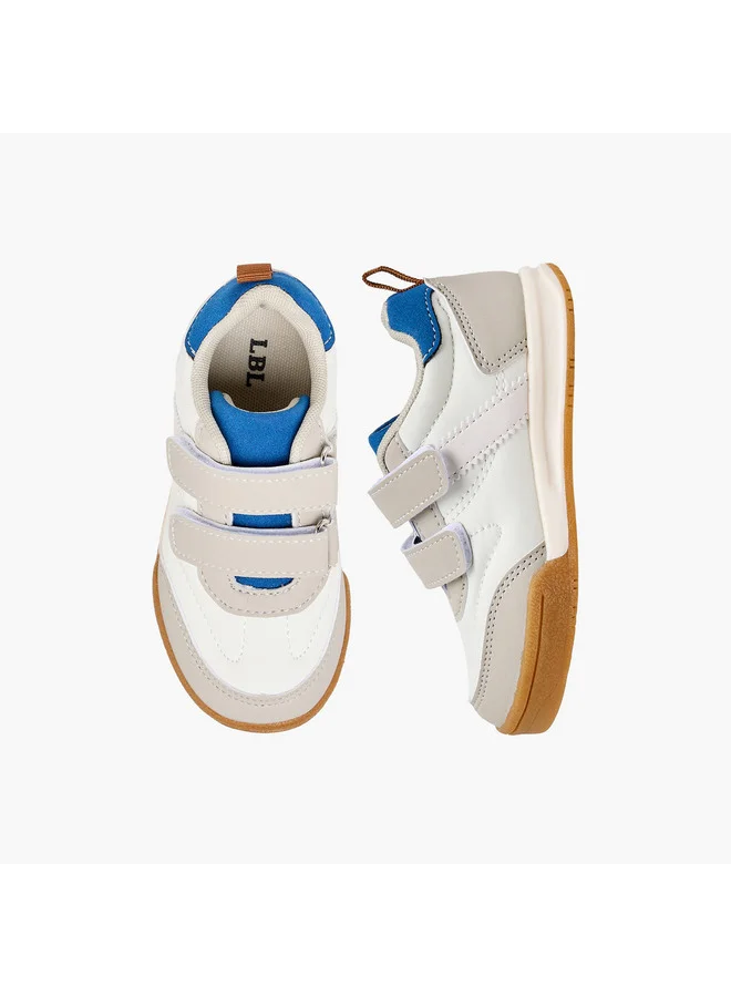 ال بي ال من شو اكسبرس Boys Panelled Sneakers with Hook and Loop Closure