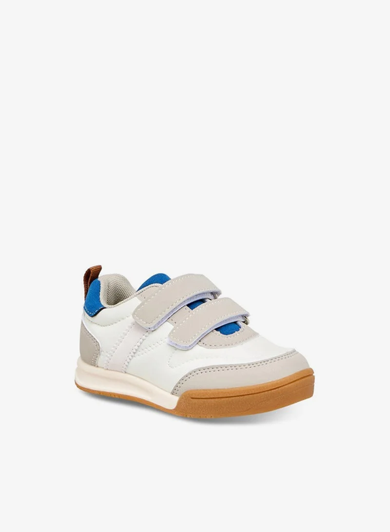 LBL by Shoexpress Boys Panelled Sneakers with Hook and Loop Closure