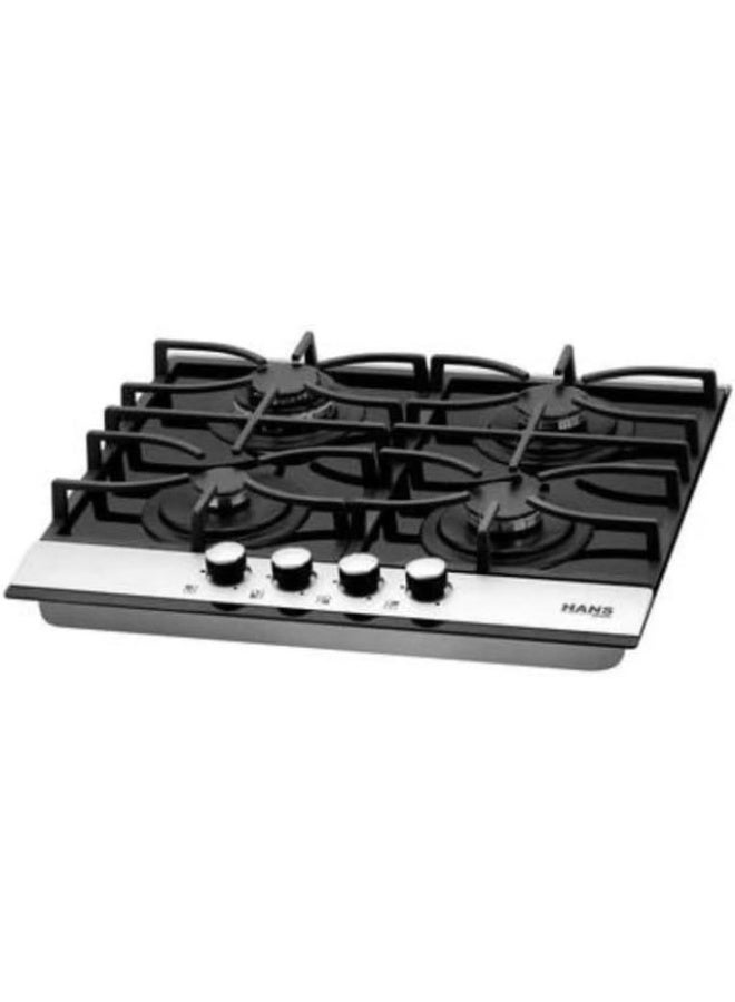Hans 6220‑19 Built‑in Gas Hob – Black Glass – 60cm – 4 Burners - Image 2