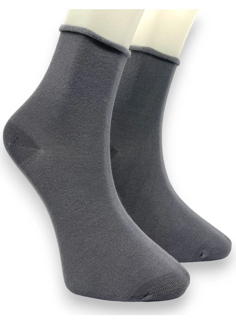 Ciho Socks Premium 3 Pairs Bamboo Women's Elastic Roll Top Socket Seamless Socks / Non-Marking / Non-Squeezing Socks