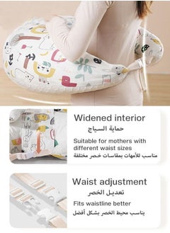 bbet Nursing Pillow for Breastfeeding, Multi-Functional Original Plus Size Breastfeeding Pillows Give Mom and Baby More Support with Removable Cotton Cover  - Image 4