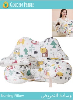 bbet Nursing Pillow for Breastfeeding, Multi-Functional Original Plus Size Breastfeeding Pillows Give Mom and Baby More Support with Removable Cotton Cover  - Image 1