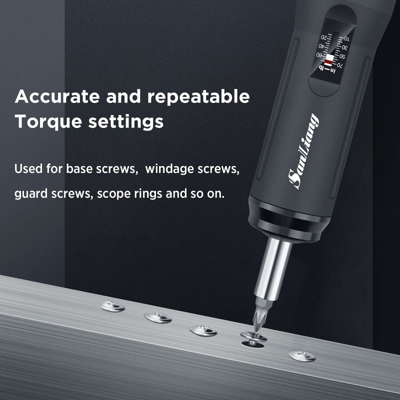 Sanliang Torque Screwdriver Wrench Driver Bits Set 10-70 Inch Pounds lbs for Maintenance,Tools, Bike Repairing and Mounting. (10-70 in-lbs) - Image 5
