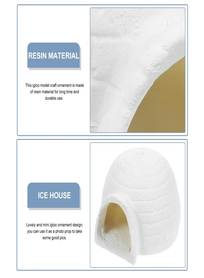 TOYANDONA Mini Ice House Model for Kids - Realistic Igloo Figurine with Arctic Animal Space Perfect for Educational Play Cake Toppers & Winter Decoration - Image 5