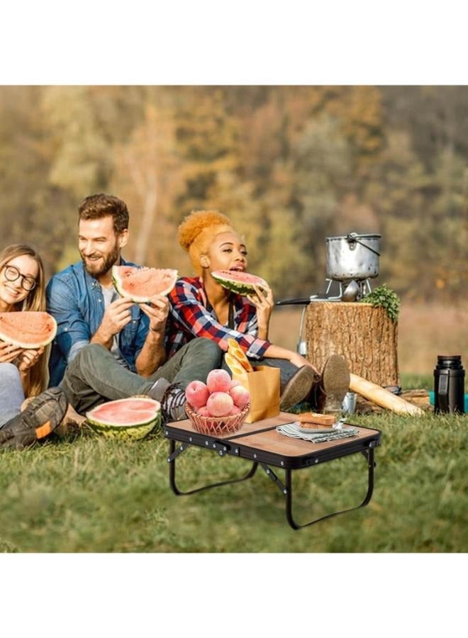 طاولة تخييم قابلة للطي من الألومنيوم متعددة الوظائف مقاس 60*40 سم رقم: XH6040FM - Image 4