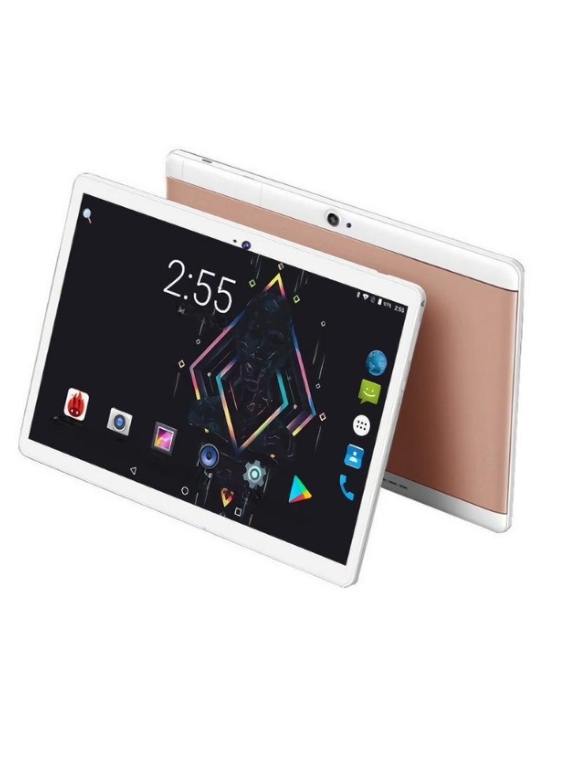 AROAQ - T100 10 Inch Android Tablet, Portable Tablet Pc With TF Card Slot And Dual Camera, Lightweight Easy To Carry Wifi Pad With Octa Core Processor, (1pc, Rose Gold, 1GB RAM 16GB ROM) - Image 1