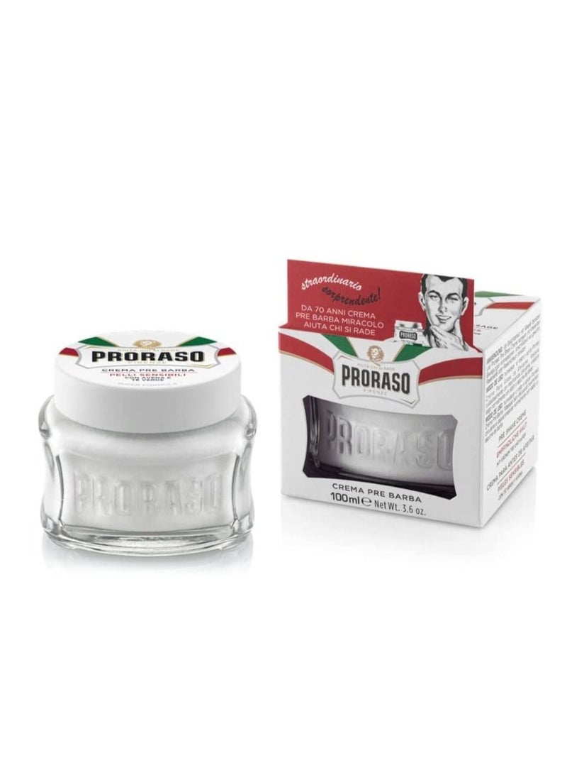 بروراسو كريم ما قبل الحلاقة ينعم اللحية ويحمي البشرة الحساسة ويساعد الشفرة على الانزلاق بسلاسة على الجلد - Image 2