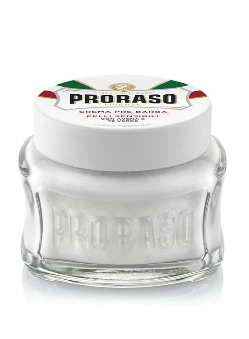 بروراسو كريم ما قبل الحلاقة ينعم اللحية ويحمي البشرة الحساسة ويساعد الشفرة على الانزلاق بسلاسة على الجلد - Image 1