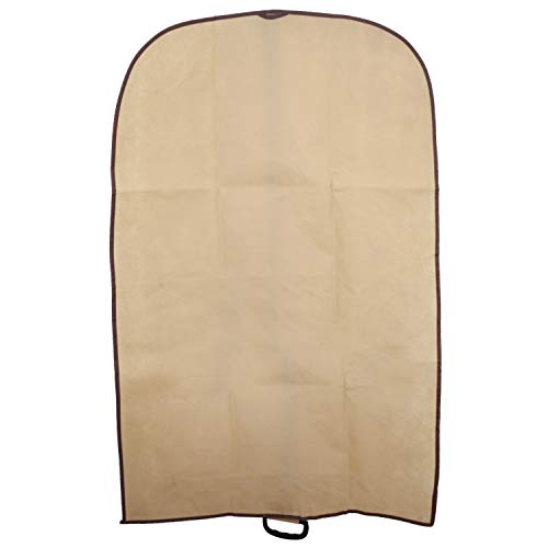 Glitter Collection (TM) Men's Coat Blazer cover Combo of 6 Cream Foldover Breathable Garment Bag with Handles and Gusset - Cream CRM006 - Image 2