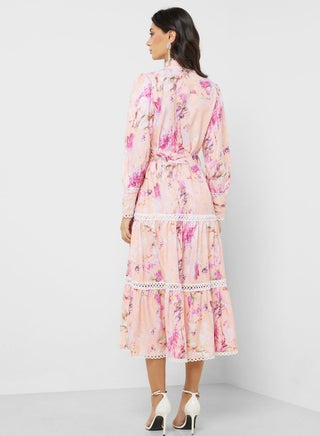 chinese dress ladies Dubai PartyWear Maxi Dress Jalabiya for Women – Maxim Creation main image 1