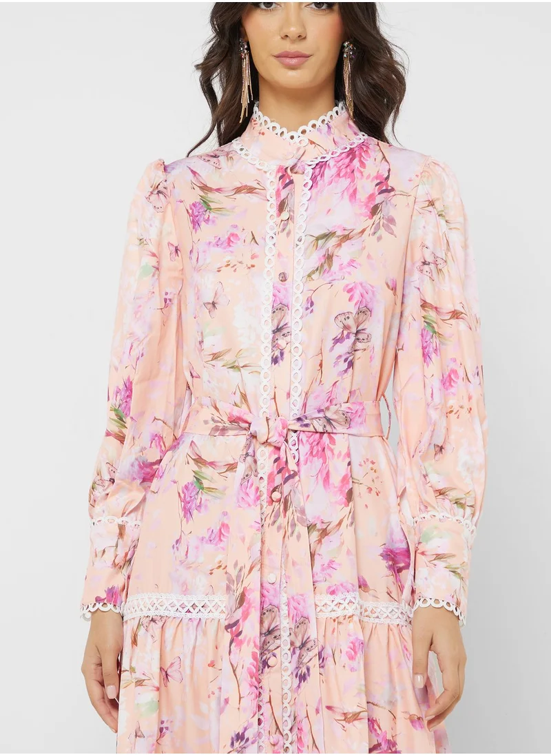 ELLA Floral Print Dress