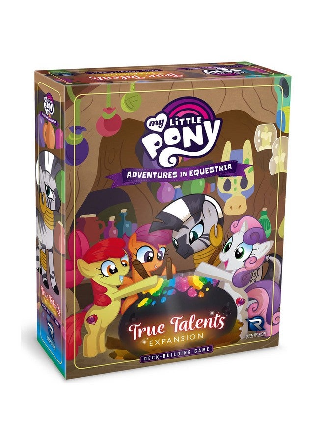 Renegade Game Studios My Little Pony: Adventures in Equestria Deck-Building Game True Talents Expansion - New Characters / Cards/ Challenges & More, Renegade Game Studios, Ages 14+, 1-4 Players, 45-90 Min  - Image 1