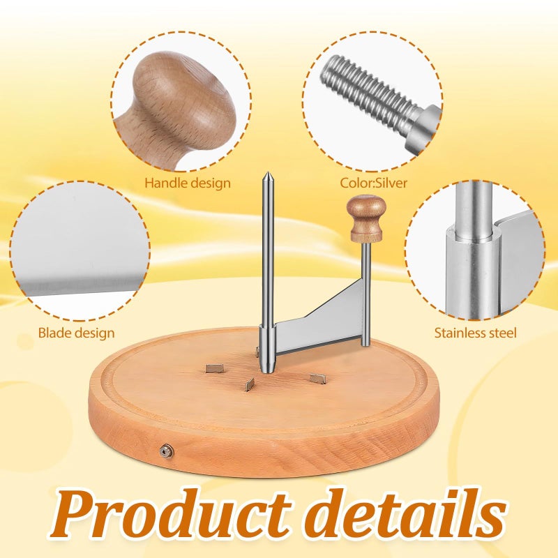 Manual Rotary Cheese Grater Cutter With Handle 304 Stainless Steel Cheese Shaver Slicer Replacement For Kitchen And Cooking Use - Image 4