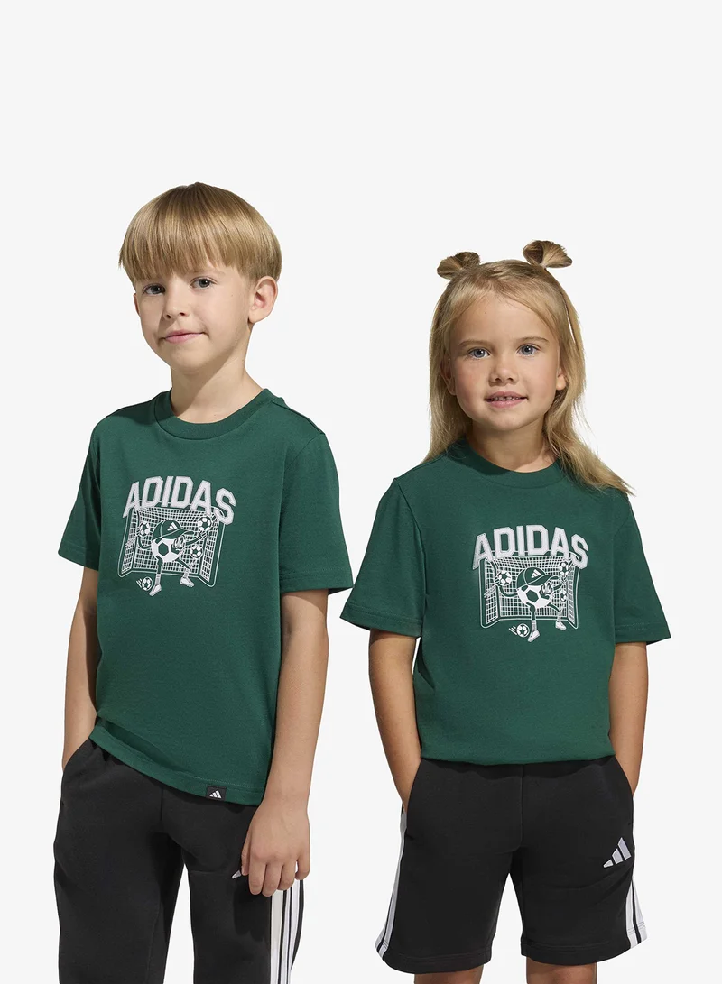 Adidas Kids Football Graphic T-Shirt