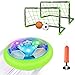 Growsland Hover Soccer Ball with 2 Goals Rechargeable Air Floating Soccer Toy with LED Lights and Foam Bumper Indoor Games for Kids 4812 Toys Gifts for 3 4 5 6 7 8 9 Year Old Boys Girls - Image 2