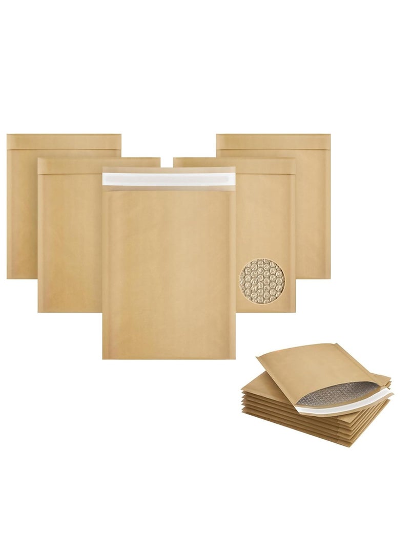 Generic 25 Packs Natural Kraft Bubble Mailers Bubble Mailers Self-Seal Shipping Bags Padded Envelopes Packaging Supplies for Small Business Boutique 9.5 x 13 Inches  - Image 1