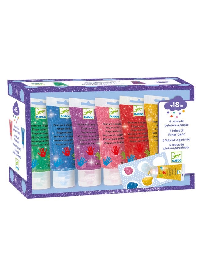 DJECO Finger Paint Glitters - Image 2