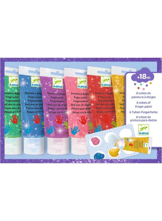 DJECO Finger Paint Glitters - Image 1