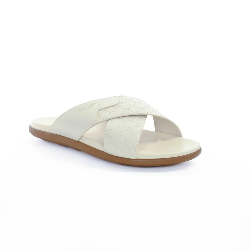 ميلانو Rish Mens Sandals-Ivory