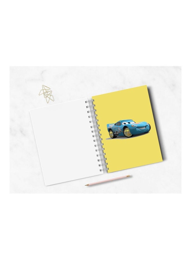 LIT Blue Cars Kids Design Spiral Notebook  - Image 1