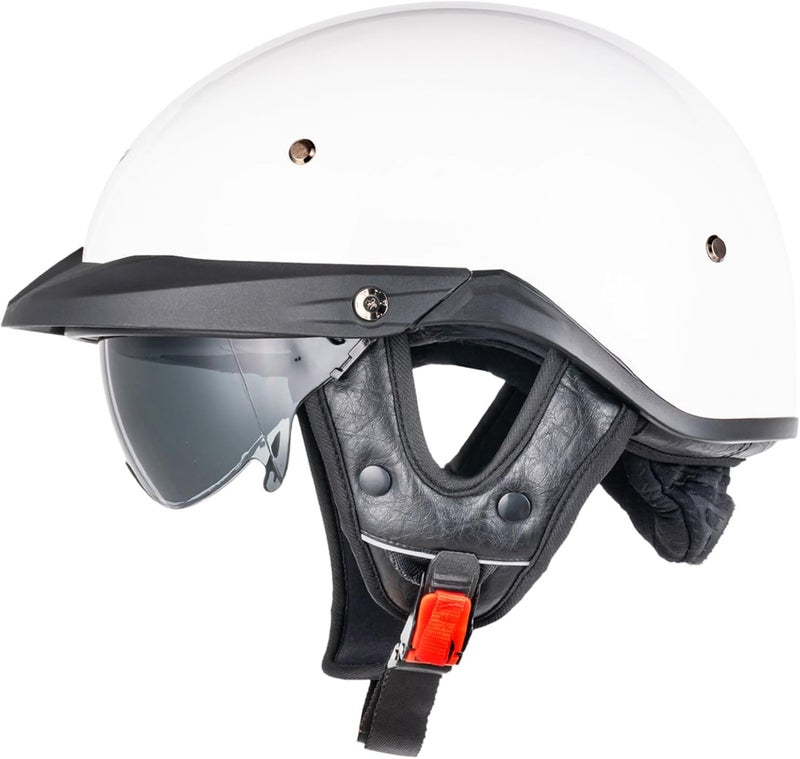 VCOROS VHF04 Retro Half Helmet Open Face for Men and Women - Scooter and Cruiser - Image 1