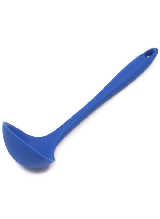 شيف كرافت 13460 شيف كرافت مغرفة سيليكون ممتاز قابلة للتنظيف في غسالة الصحون أزرق 11.25 بوصة - Image 1