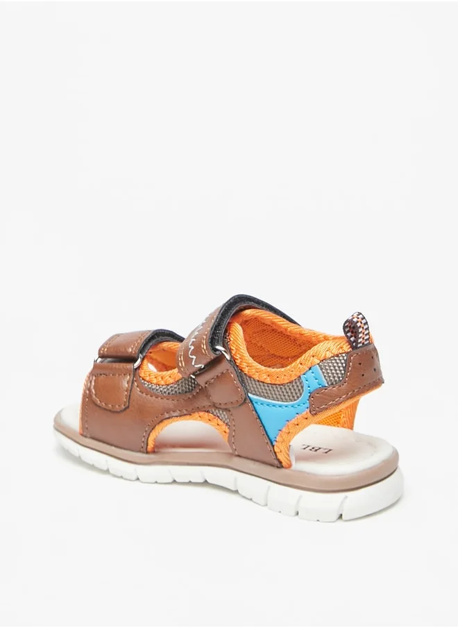 ال بي ال من شو اكسبرس Boys Colourblock Floaters with Hook and Loop Closure