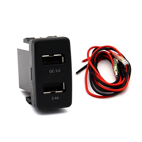 AWADUO Quick Charger 3.0 Car Power Port Adapter - 2.4A QC USB Socket for iPad/Samsung/Huawei & Other USB Devices - Image 1