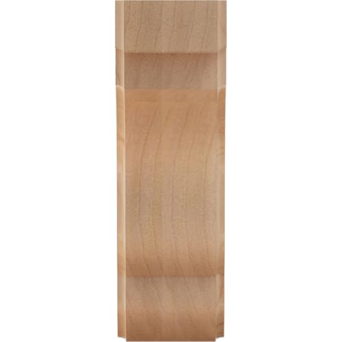 Ekena Millwork BKTW04X09X11BEAL Bedford Wood Brackets, 3 1/2"W x 8 1/2"D x 11"H , Alder - Image 2