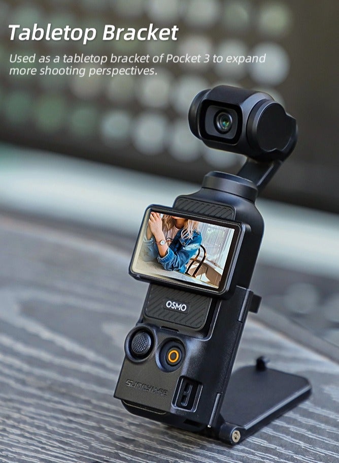 Sunnylife Multifunctional Magnetic Mount Tabletop Base Bracket Angles Adjustable Accessories for Osmo Pocket 3 - Image 4