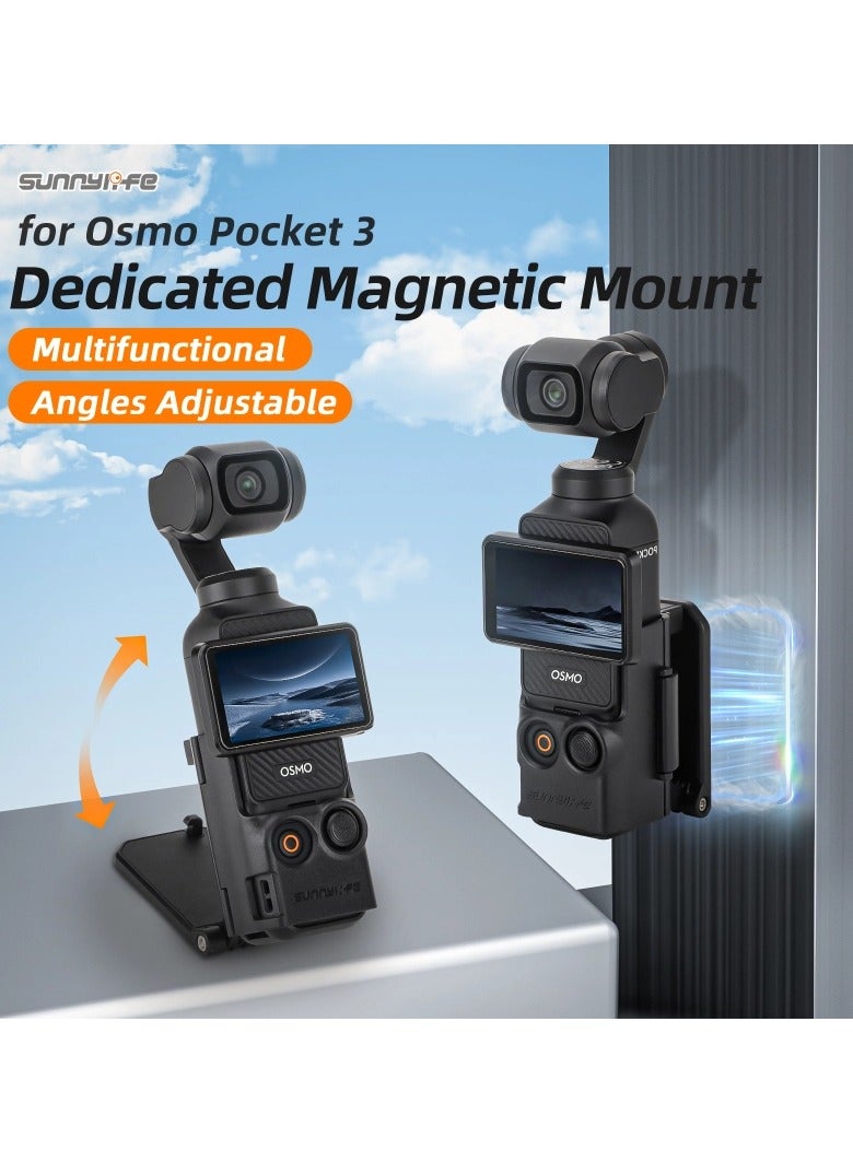 Sunnylife Multifunctional Magnetic Mount Tabletop Base Bracket Angles Adjustable Accessories for Osmo Pocket 3 - Image 1